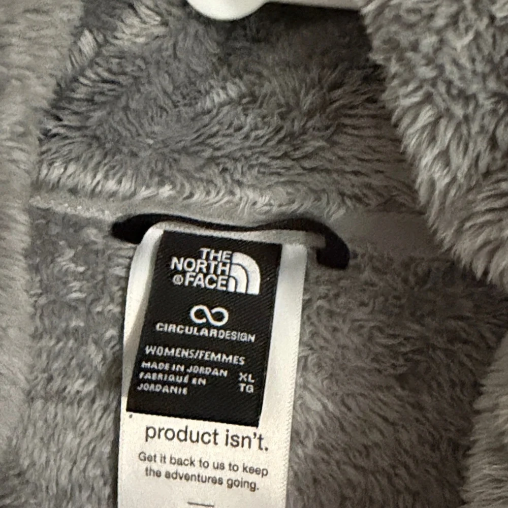 The North Face Women's Gray Teddy Jacket - Picture 4 of 4